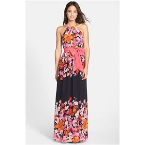 Eliza J Chiffon maxi